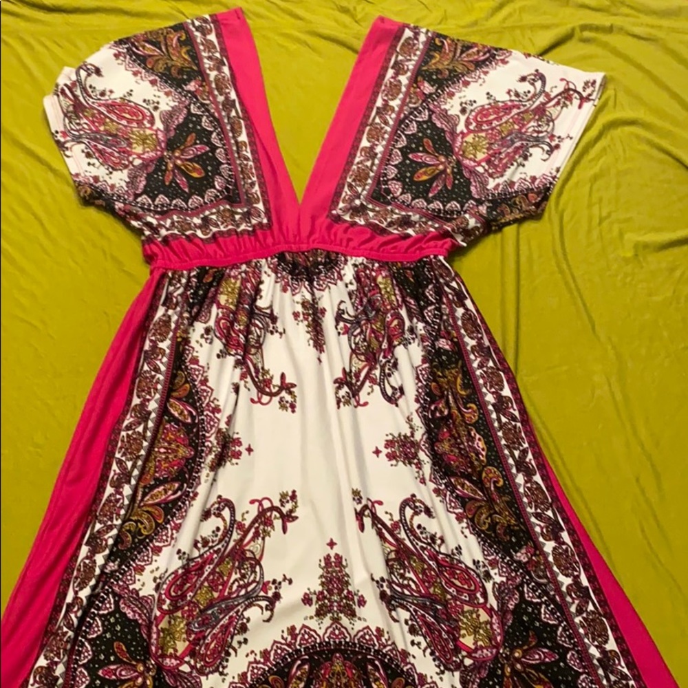 Pink flowery COMFY dress